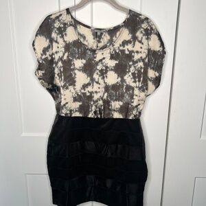 Wow Couture NWT Tie Dye Banded Skirt Mini Dress Junior's Size Large